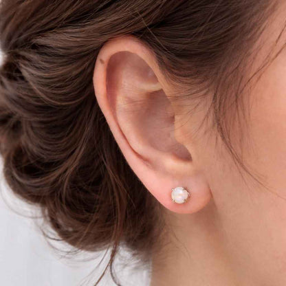 diamond opal earrings moissanite opal earrings lab diamond opal earrings cubic zirconia opal earrings cz opal studs diamond accent earrings