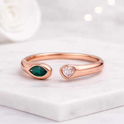 diamond ring moissanite ring lab diamond ring cubic zirconia ring cz ring emerald ring pink sapphire ring green crystal ring gemstone ring natural stone ring