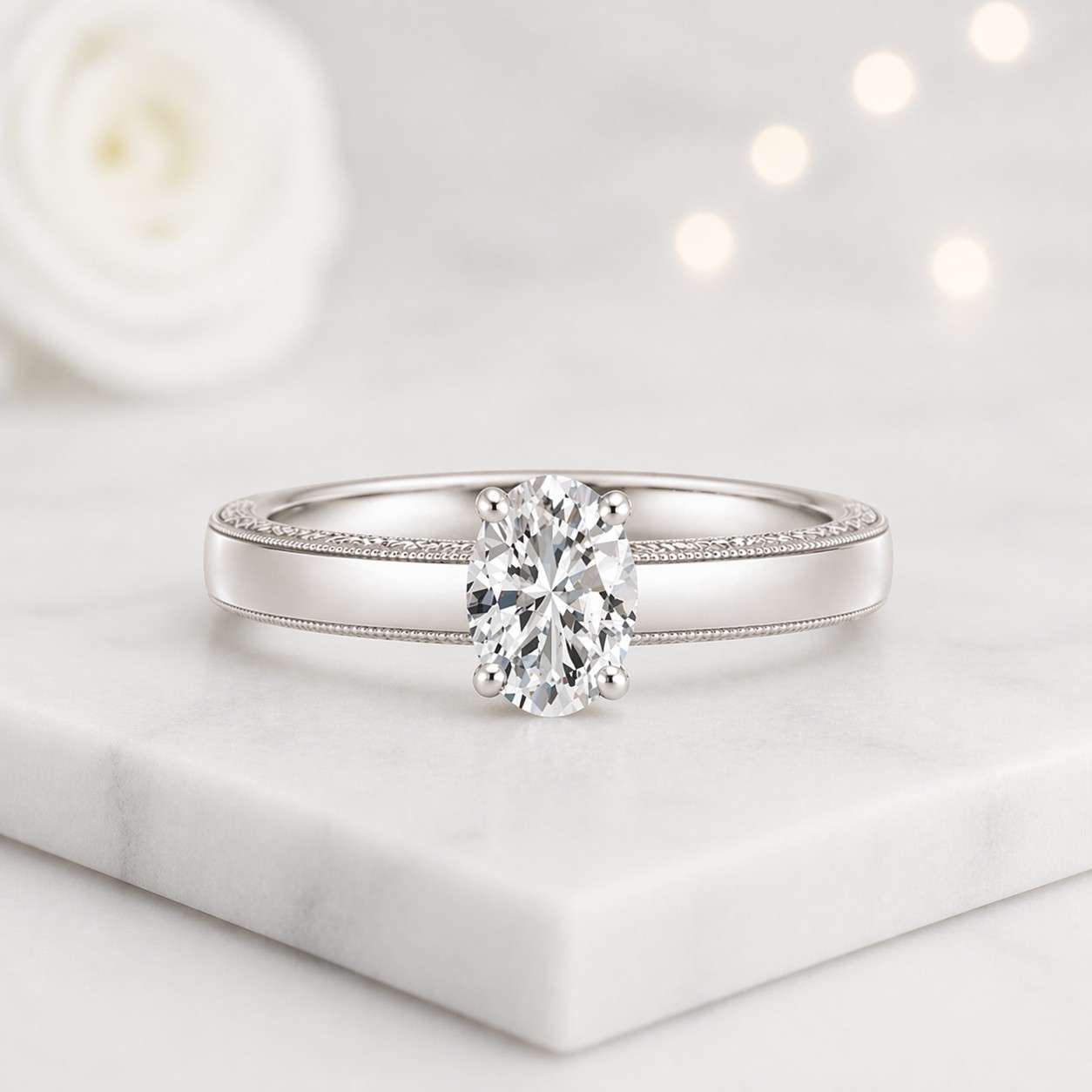 diamond ring moissanite ring lab diamond ring cubic zirconia ring cz ring simulated diamond ring oval diamond ring oval moissanite ring solitaire diamond ring diamond solitaire ring