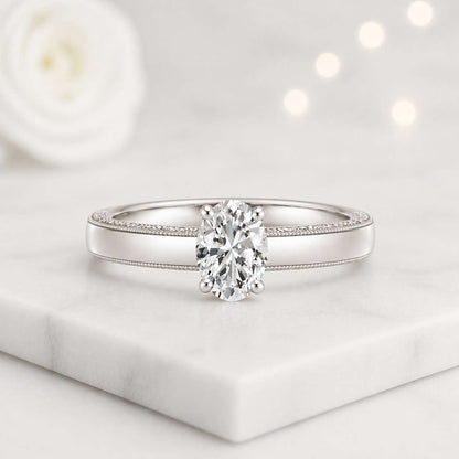 diamond ring moissanite ring lab diamond ring cubic zirconia ring cz ring simulated diamond ring oval diamond ring oval moissanite ring solitaire diamond ring diamond solitaire ring