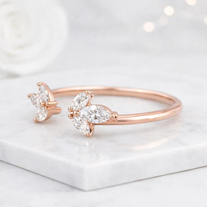 diamond ring moissanite ring lab diamond ring cubic zirconia ring diamond butterfly ring moissanite butterfly ring