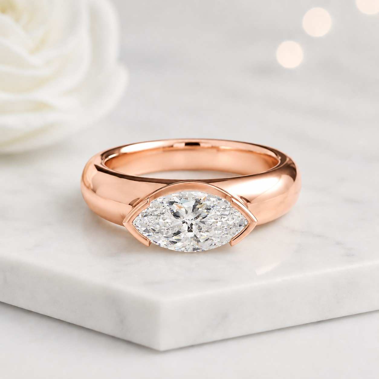 diamond ring moissanite ring lab diamond ring cubic zirconia ring natural diamond ring clear stone ring colorless stone sparkling stone brilliant stone premium gemstone solitaire diamond bezel diamond marquise diamond diamond jewelry