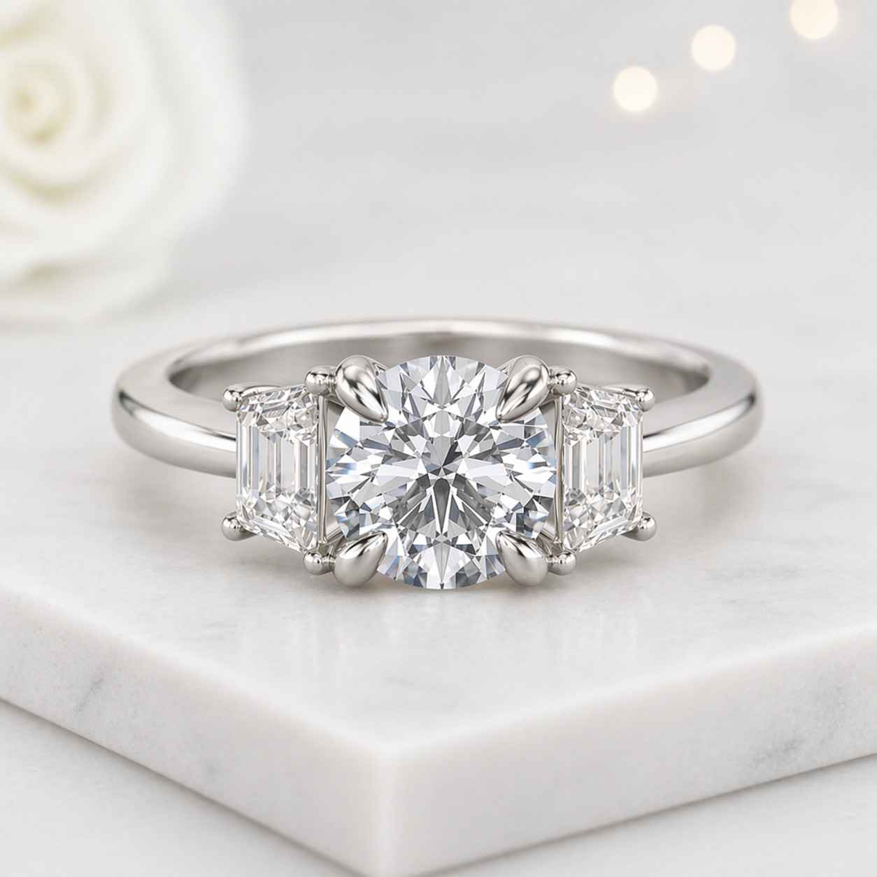 diamond ring moissanite ring lab diamond ring cubic zirconia ring natural diamond ring simulated diamond ring gemstone ring
