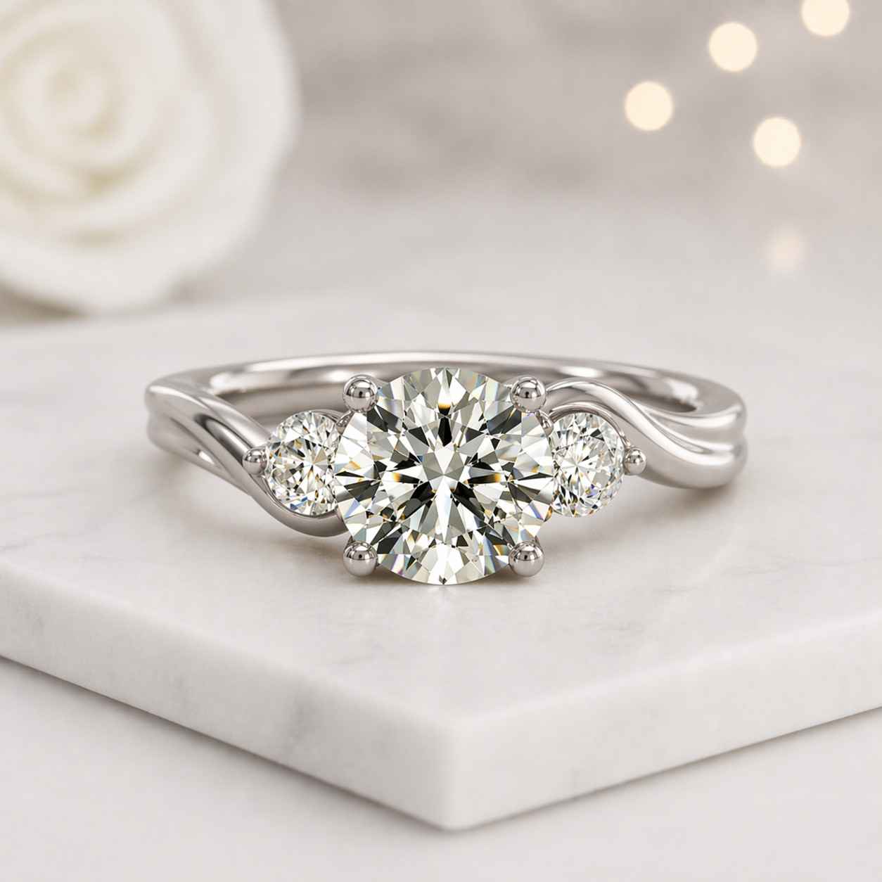 diamond solitaire ring moissanite solitaire ring lab diamond jewelry cubic zirconia jewelry ethical diamond ring conflict free ring sustainable ring gemstone jewelry ring crystal ring brilliant cut ring