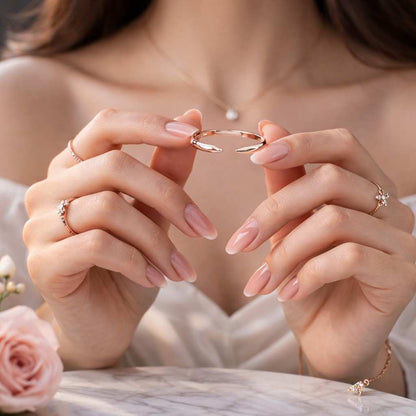 dome ring oval tip ring minimalist jewelry modern jewelry simple jewelry gold jewelry everyday jewelry finger jewelry