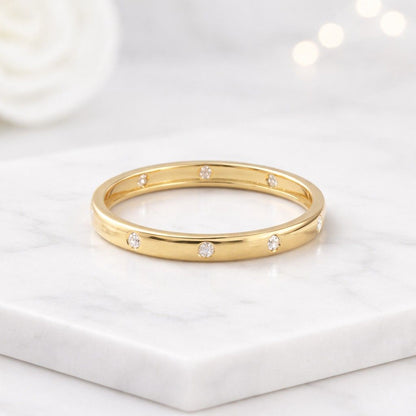 elegant band petite ring classic ring narrow band sparkle ring chic ring fashion ring luxury ring delicate band anniversary ring