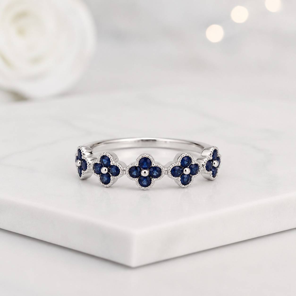 elegant ring minimalist ring gift ring promise ring fashion ring botanical ring nature ring bloom ring tiny flower ring delicate ring floral band