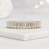Baguette Cut Lab Grown Diamond Full Eternity Wedding Band