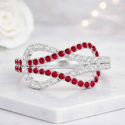 endless love ring romantic jewelry anniversary jewelry wedding jewelry bridal jewelry stack ring ring set matching ring fine ring luxury jewelry statement jewelry bold ring designer ring artisan jewelry handcrafted ring