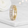 Mixed Cut Lab Grown Diamond Eternity Wedding Band