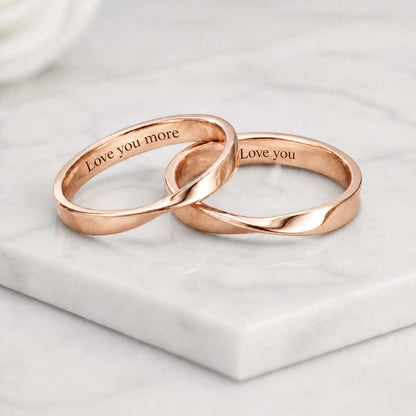 eternity ring wedding ring set matching band duo ring pair ring couple band slim ring narrow band classic band