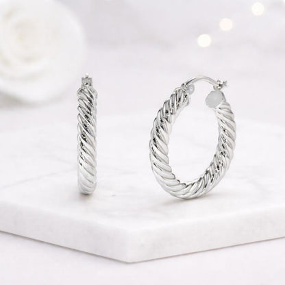 everyday earrings statement hoops elegant earrings modern hoops timeless earrings lightweight hoops secure latch earrings