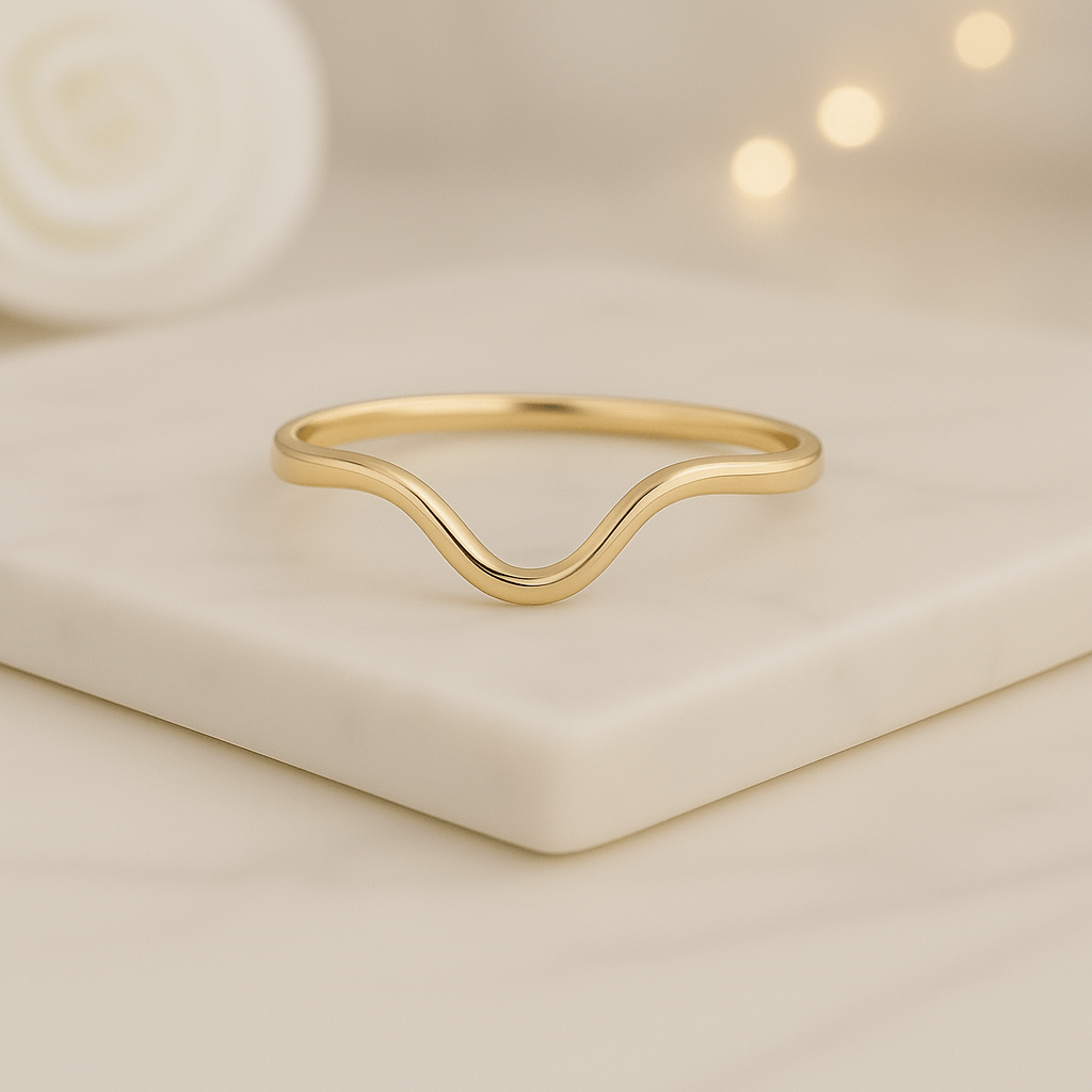 everyday jewelry modern jewelry simple jewelry elegant jewelry fine ring smooth finish comfort fit narrow band stylish ring female ring gift for her timeless ring minimal ring chic ring artisan ring