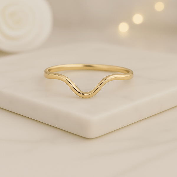 everyday jewelry modern jewelry simple jewelry elegant jewelry fine ring smooth finish comfort fit narrow band stylish ring female ring gift for her timeless ring minimal ring chic ring artisan ring