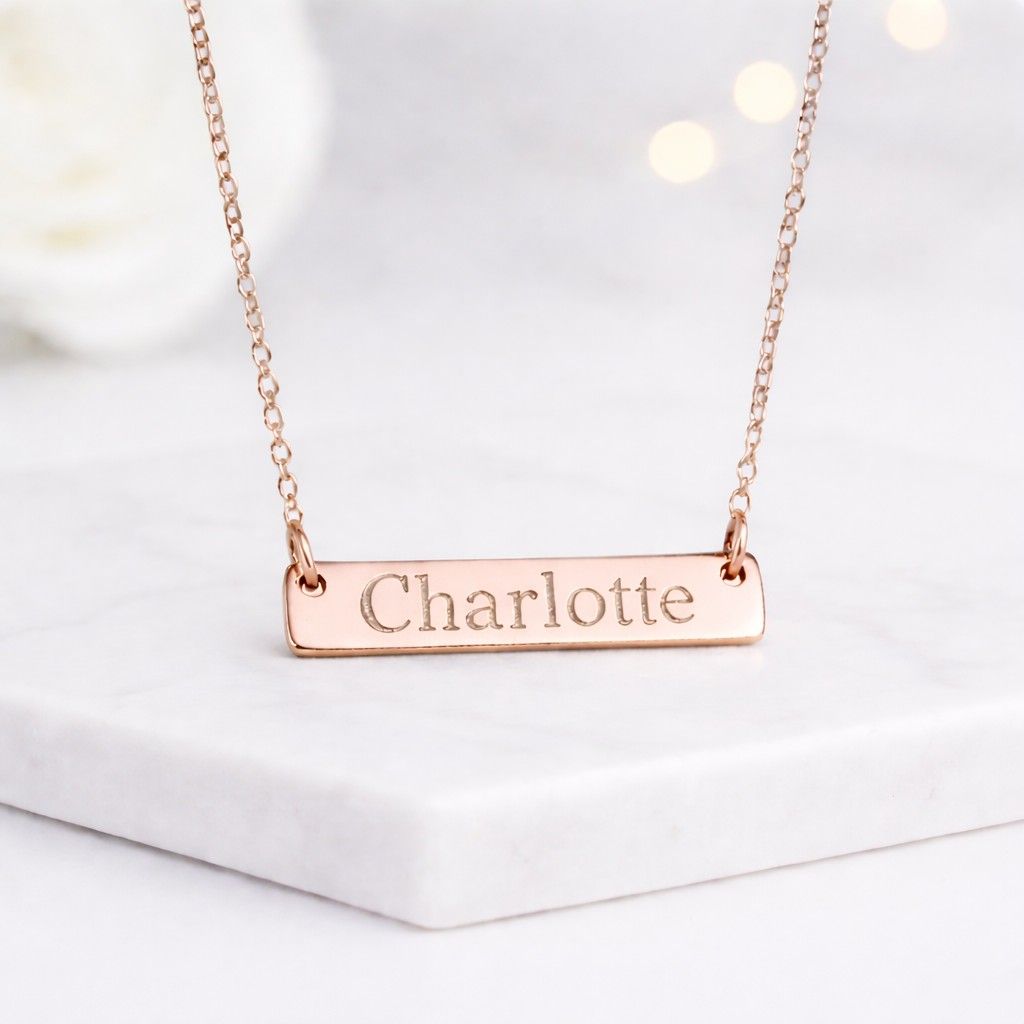 fashion jewelry custom chain delicate jewelry minimal necklace polished pendant stylish jewelry personalized gift custom engraving daily jewelry