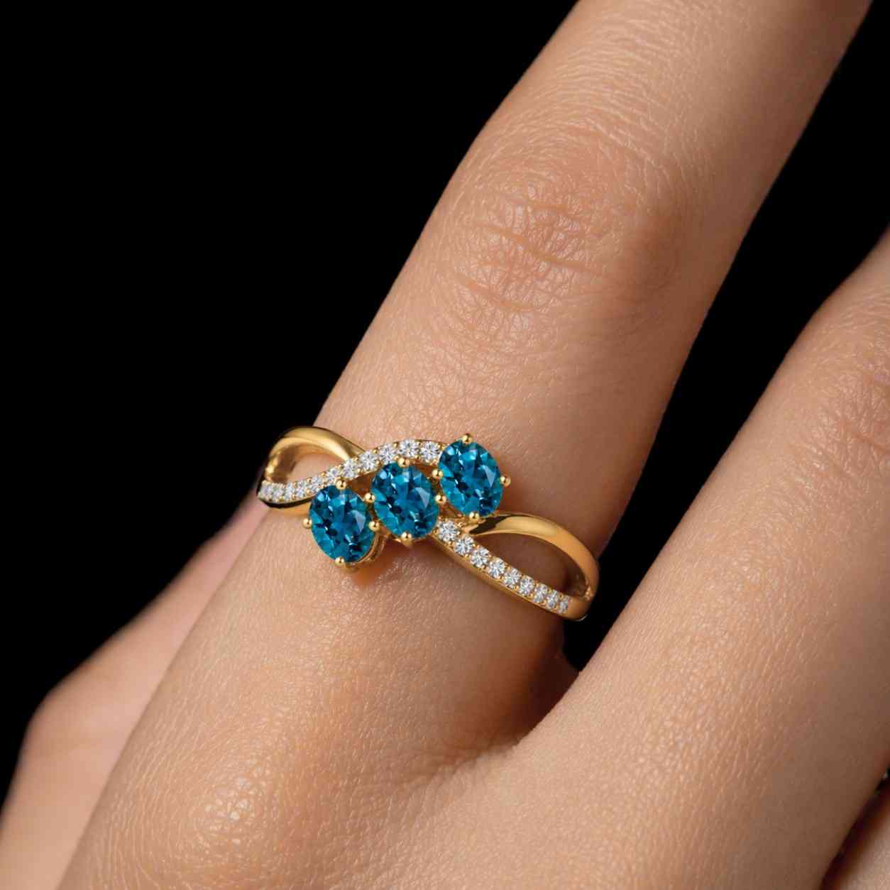 fashion ring elegant ring unique ring handmade ring fine jewelry bridal ring stackable ring dainty ring modern ring oval stone ring bright blue ring crystal ring anniversary ring