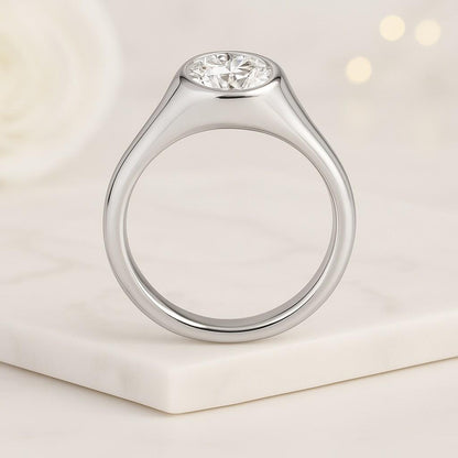 fine ring luxury jewelry modern jewelry minimalist ring comfort band smooth ring polished gold classic jewelry everyday jewelry