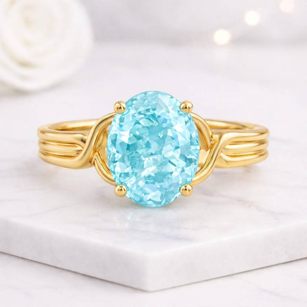 gemstone jewelry oval stone ring blue ring gift ring fashion ring stacking ring luxury ring artisan ring polished ring bright gemstone ring classic ring