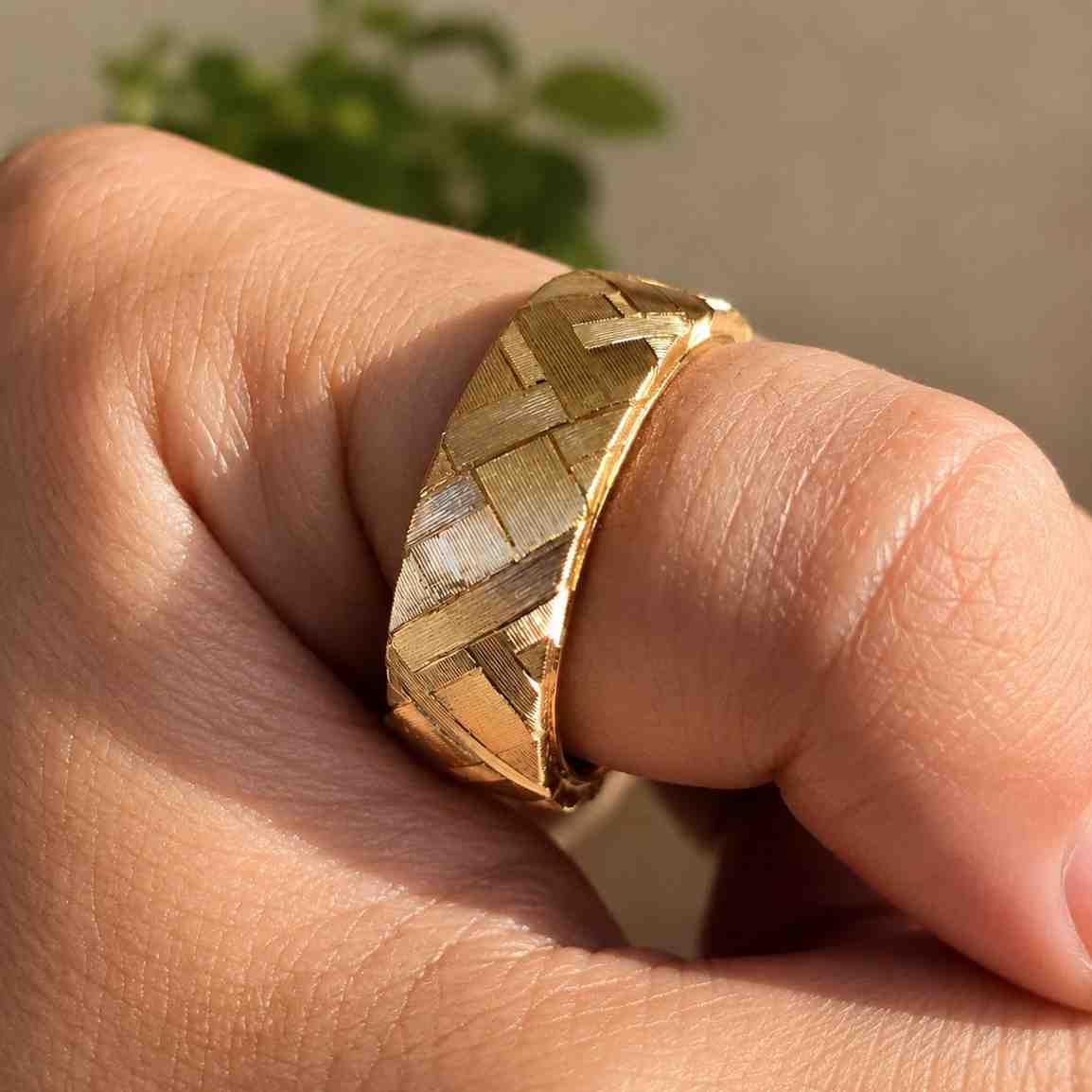 geometric ring handmade ring artisan ring classic band everyday ring simple band modern ring bold band finger ring jewelry gift stacking ring fashion ring luxury ring elegant ring