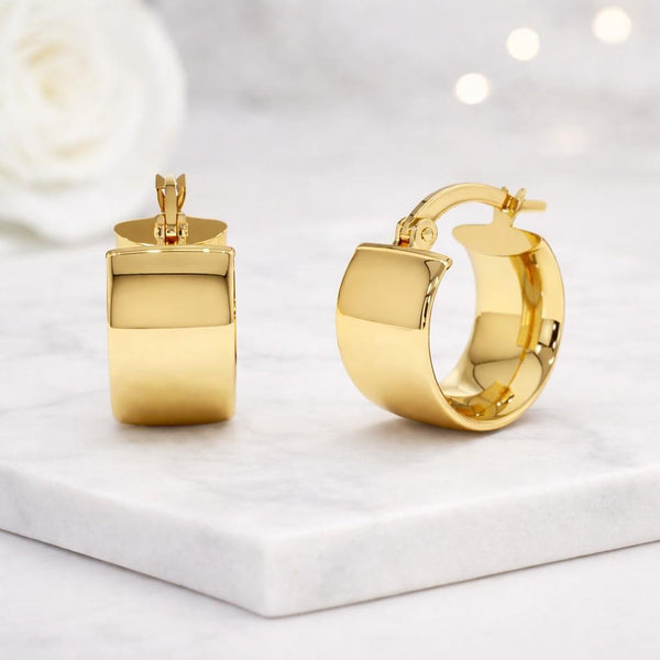gold hoop earrings chunky hoop earrings thick hoop earrings wide hoop earrings huggie hoop earrings bold earrings