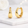 14K Yellow Gold Hoop Earrings