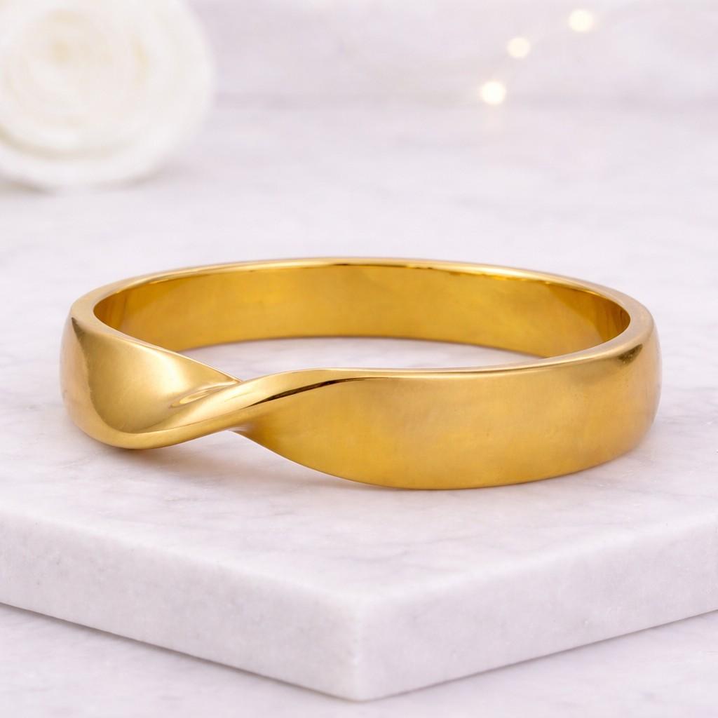 gold ring twisted ring wedding band gold wedding band minimalist ring twist band crossover ring plain gold ring