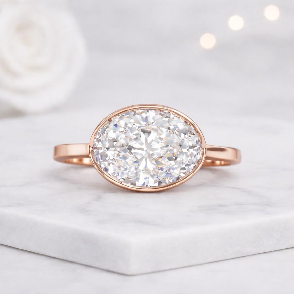 gold solitaire ring gold bezel ring gold bridal ring gold promise ring gold anniversary ring gold fashion ring gold statement ring gold luxury ring gold fine jewelry