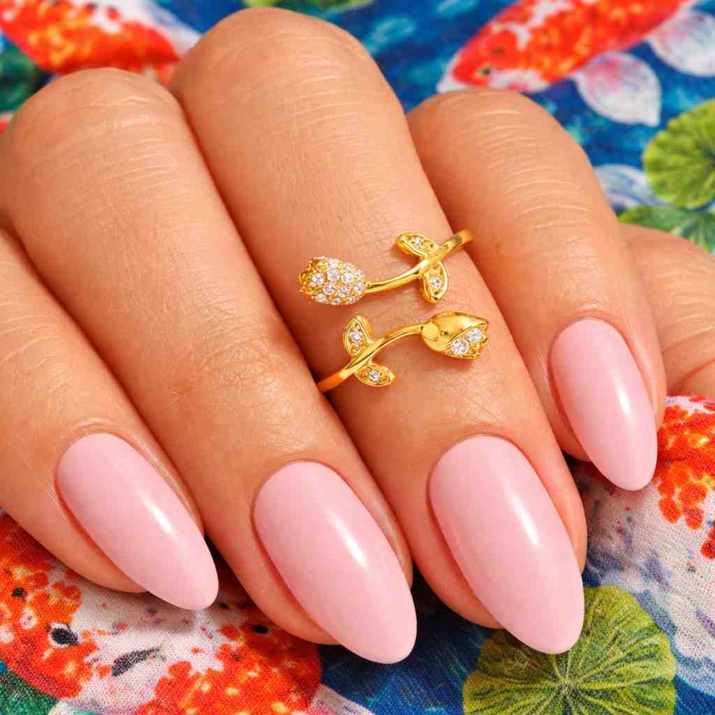 gold wrap ring gold band ring gold fashion ring gold gift ring gold women ring gold stacking ring gold statement ring gold floral ring gold botanical ring gold nature ring gold crystal ring gold open ring gold bypass ring