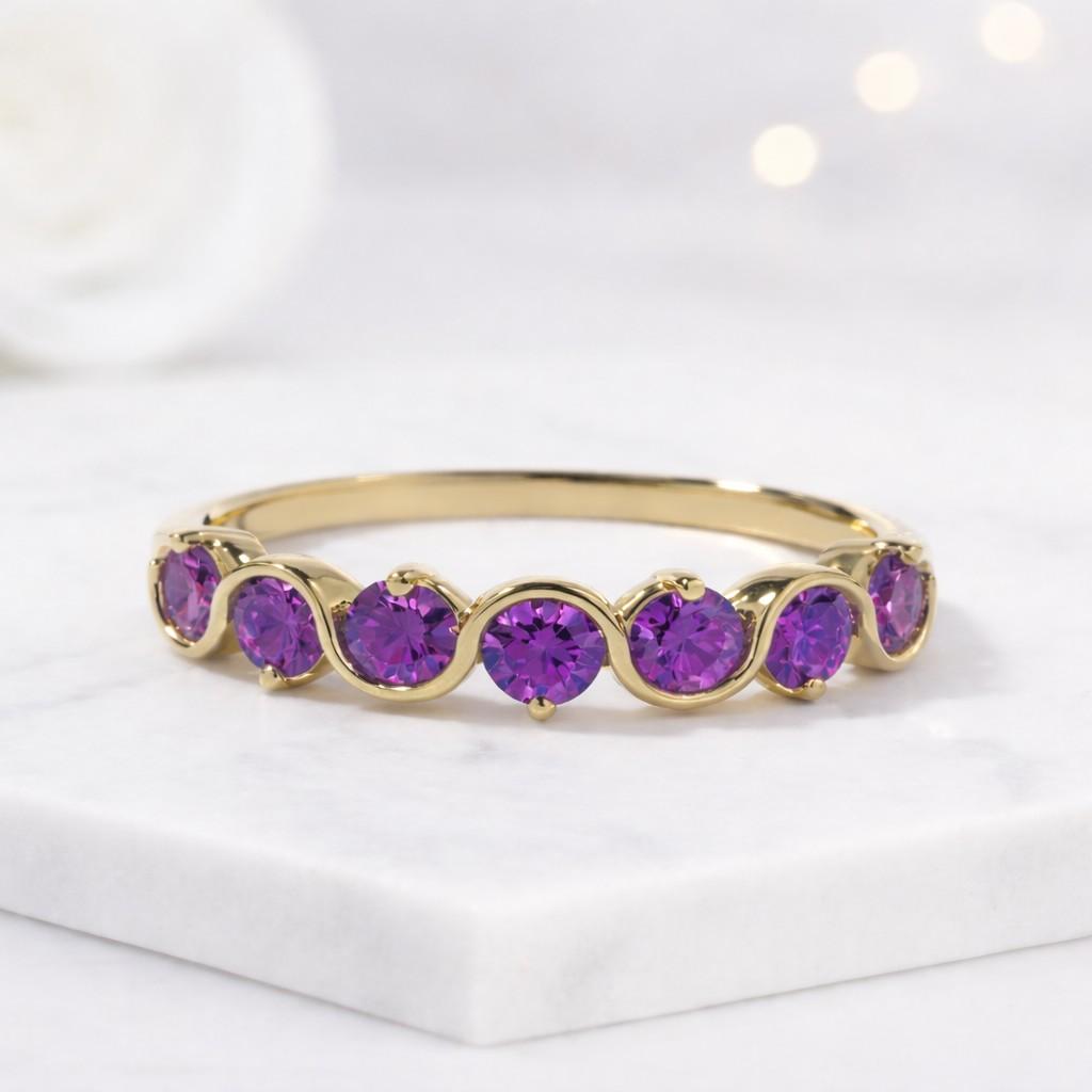 green stone band emerald band gold band wedding band anniversary band stackable band contour band curved band slim band thin band gemstone band ladies band bridal band daily ring simple ring luxury ring fine ring designer ring artisan ring