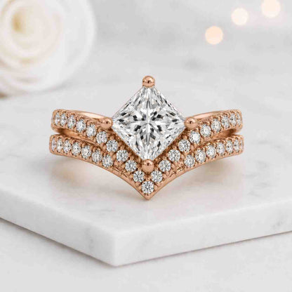 guard band double ring matching band wedding stack engagement set bridal stack luxury jewelry fine ring gold jewelry sparkle band statement jewelry elegant jewelry modern jewelry classic jewelry feminine ring