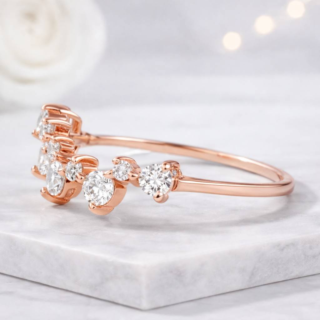 half carat ring one carat ring two carat ring three carat ring five carat ring mini stone ring medium carat ring