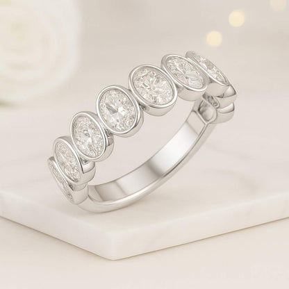 handmade jewelry trendy ring classy ring minimal ring gold jewelry oval band crystal jewelry bright ring sparkling ring clean design ring stylish jewelry
