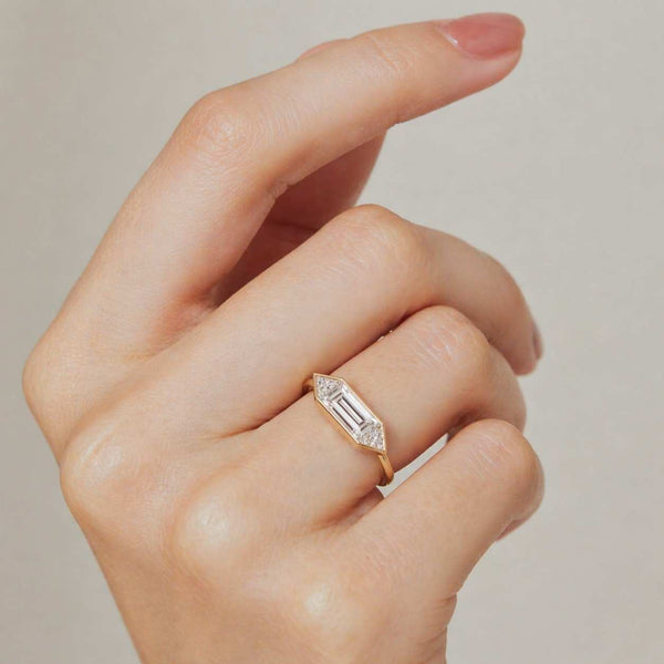 handmade ring bridal ring engagement ring promise ring dainty ring minimalist ring fancy ring luxury ring fashion ring everyday ring sleek ring clean design geometric jewelry