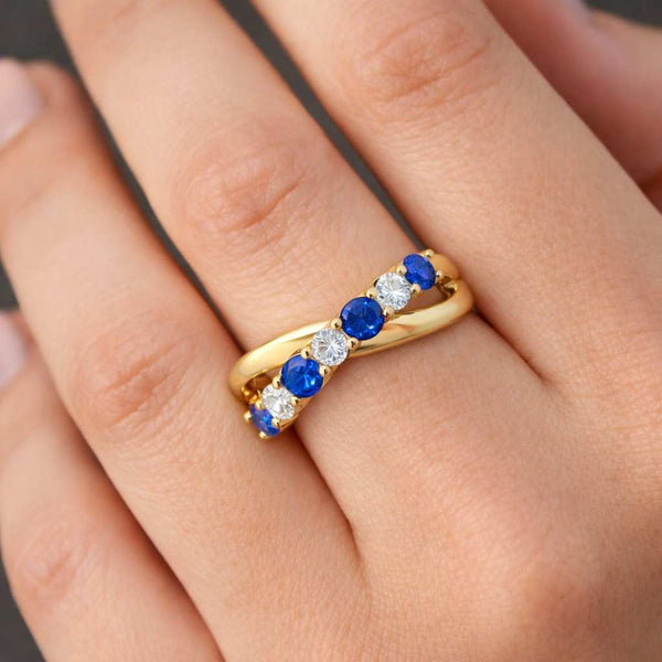 handmade ring fine jewelry stackable ring anniversary ring wedding band bridal ring daily ring minimalist ring polished ring shiny ring designer ring open band ring crossover jewelry