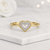 Heart Lab Grown Diamond Open Heart Ring