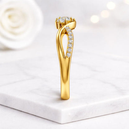infinity jewelry twisted band loop ring flowing ring modern ring dainty ring daily ring dress ring cocktail ring fashion jewelry fine jewelry gold jewelry women jewelry bridal jewelry romantic ring timeless ring