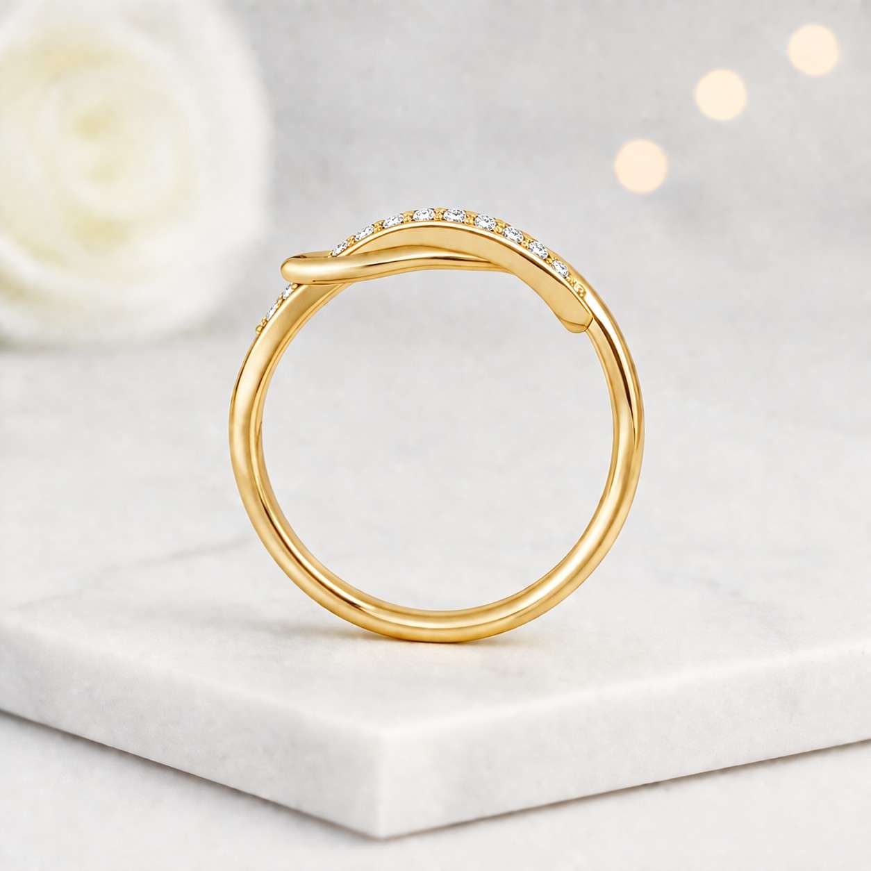 infinity ring knot ring pave ring gold ring twisted ring crossover ring loop ring love knot open ring statement ring women ring bridal ring fashion ring elegant ring sparkle ring crystal ring stack ring band ring