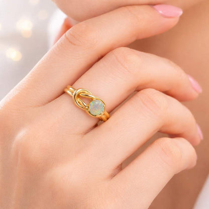 infinity ring opal jewelry gold jewelry knot jewelry stacking jewelry dainty jewelry gemstone jewelry women jewelry