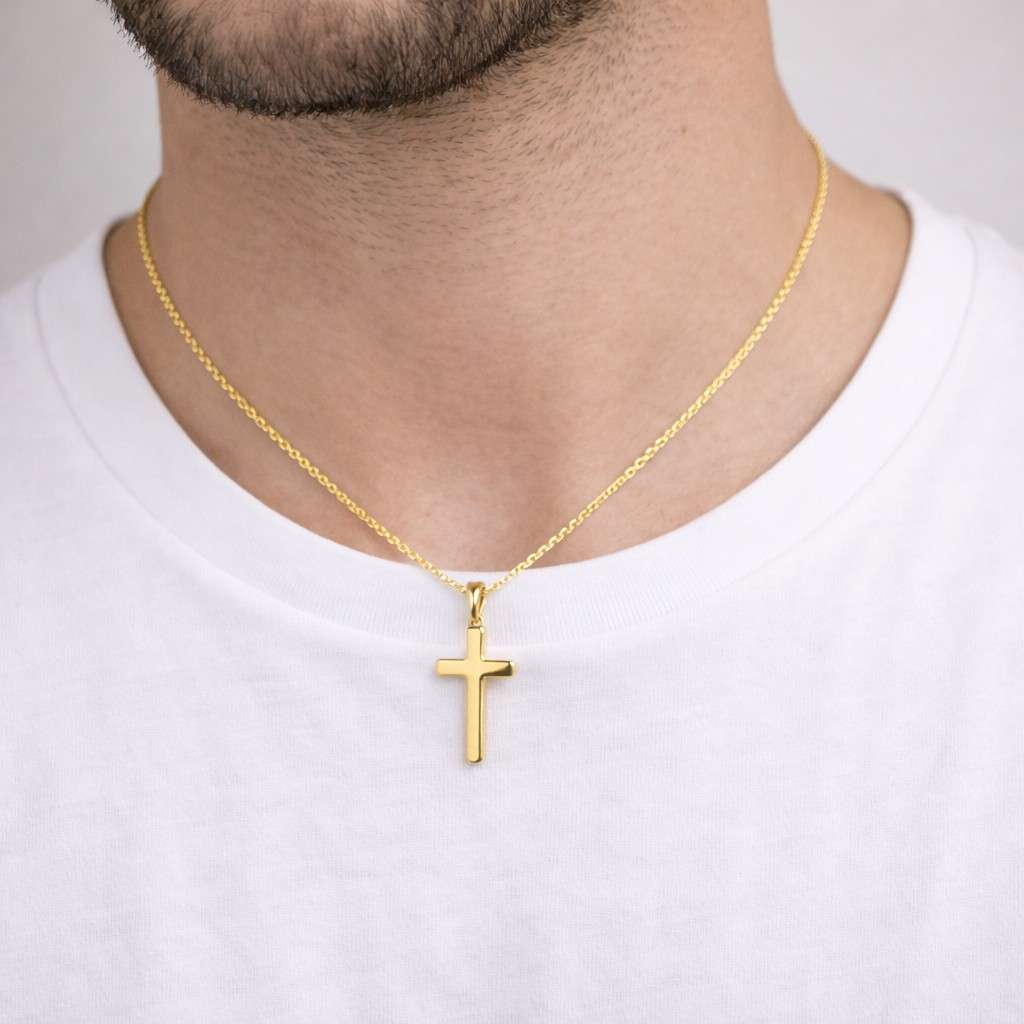 keepsake jewelry meaningful necklace dainty cross elegant necklace timeless jewelry chain necklace pendant chain gold pendant faith jewelry religious gift christian gift cross jewelry minimalist necklace
