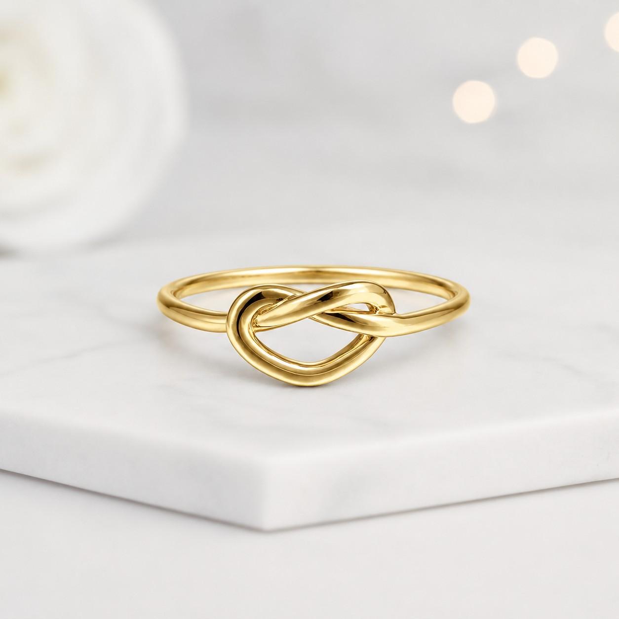 knot ring infinity ring love knot ring endless knot ring gold ring thin ring stacking ring minimalist ring dainty ring simple ring modern ring