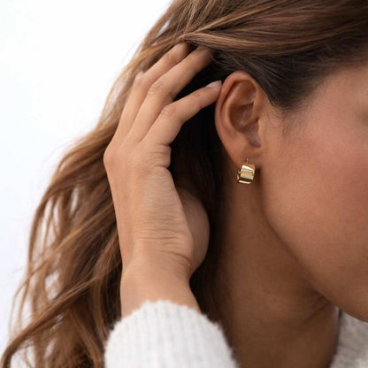lab created diamond hoops moissanite huggie hoops cubic zirconia huggies cz gold hoops crystal gold earrings