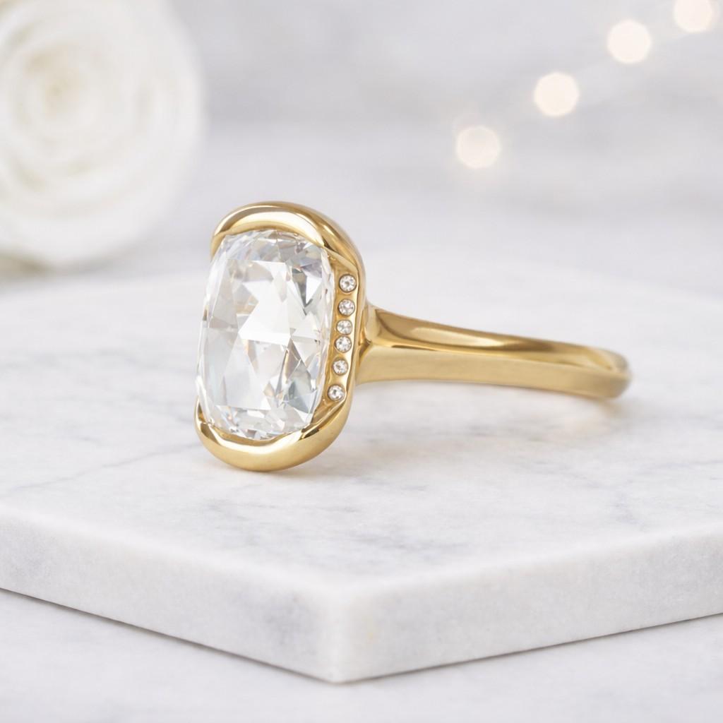 lab created diamond premium moissanite cubic zirconia jewelry diamond alternative ethical gemstone sustainable jewelry