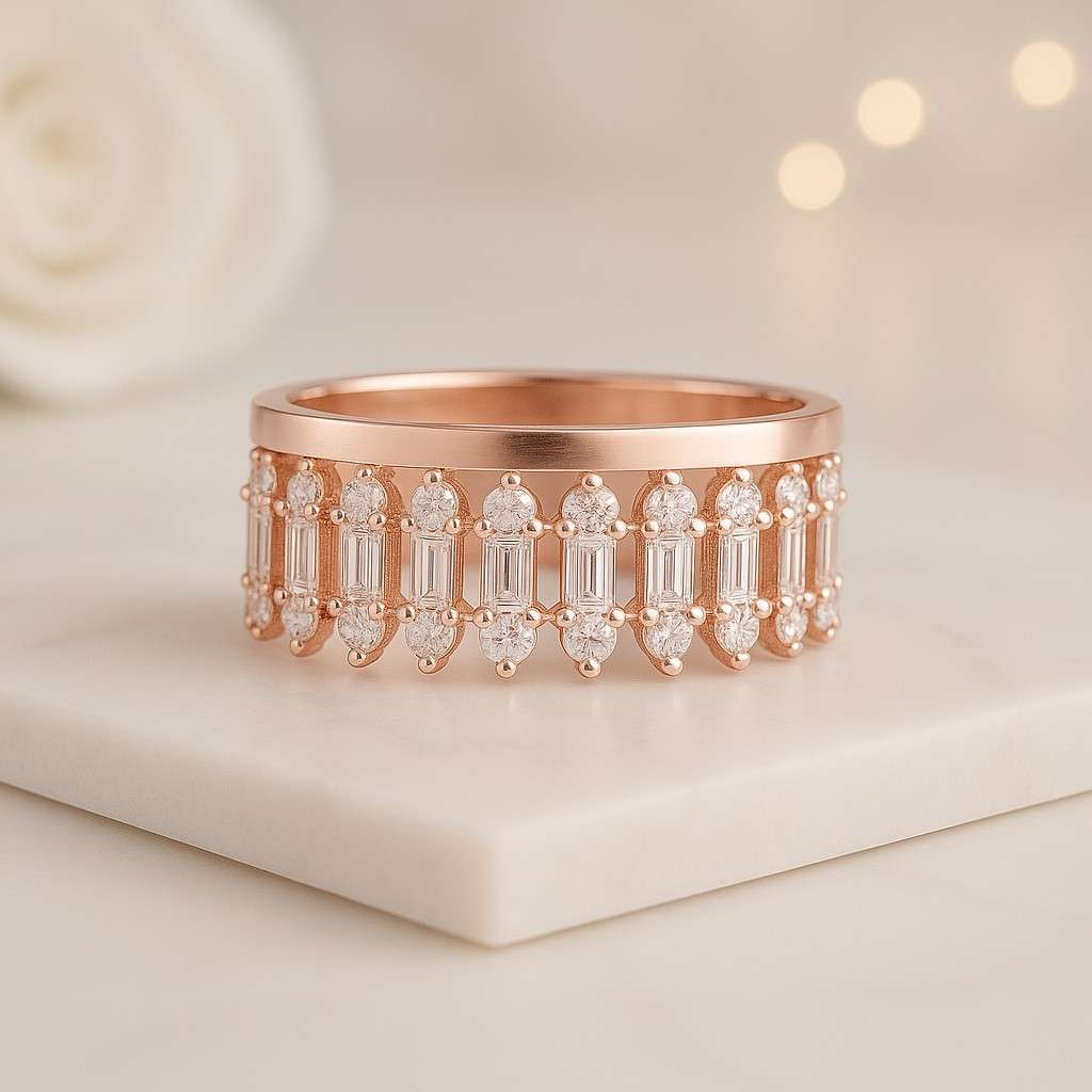 lab diamond band eternity band bridal band wedding ring anniversary ring stacking ring