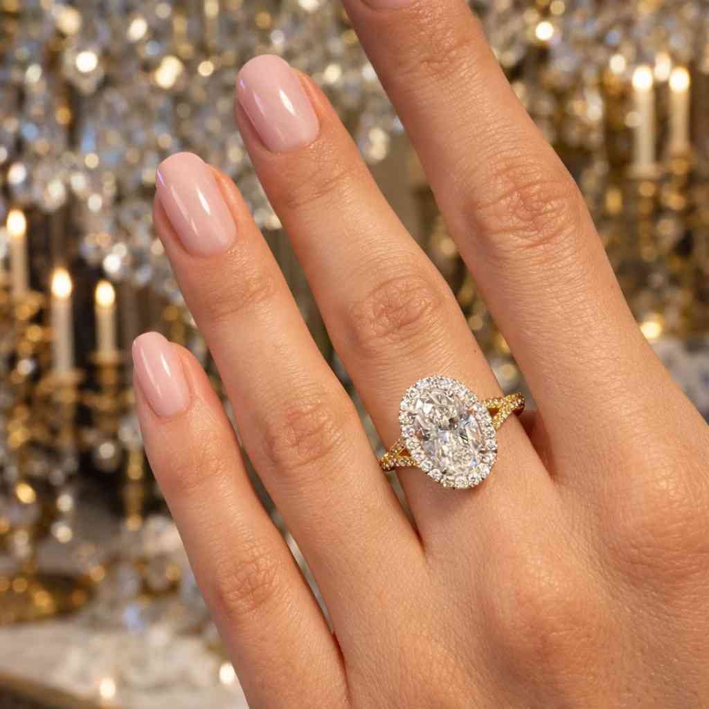 lab diamond diamond ring moissanite ring cubic zirconia oval lab diamond halo lab diamond lab grown diamond diamond