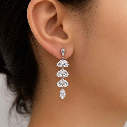 lab diamond earrings lab grown diamond earrings diamond earrings moissanite earrings cubic zirconia earrings
