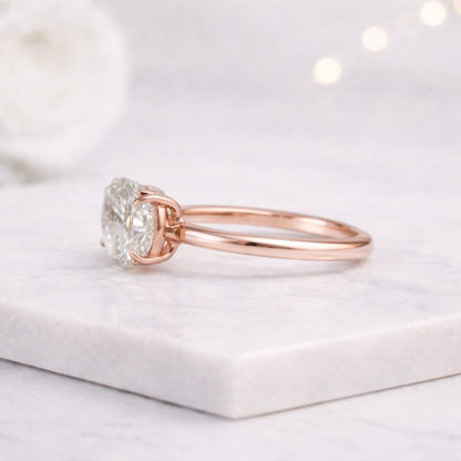 lab diamond moissanite ring diamond ring cubic zirconia ring oval lab diamond oval moissanite oval cubic zirconia sustainable diamond