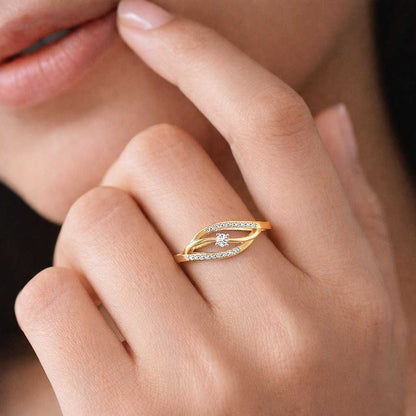 lab diamond ring gold jewelry engagement ring bridal jewelry women jewelry dainty ring minimal ring modern ring