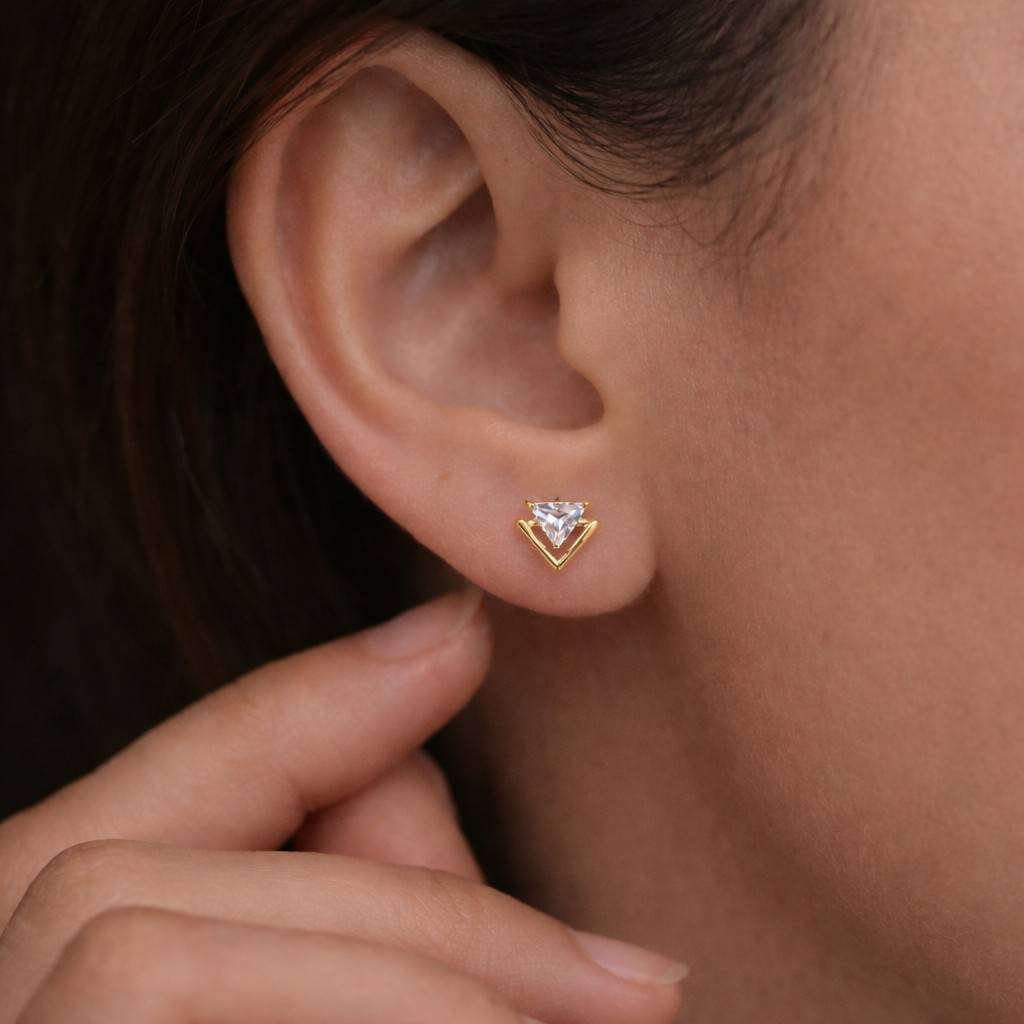 lab grown diamond earrings lab diamond studs lab created diamond earrings sustainable diamond earrings ethical diamond jewelry