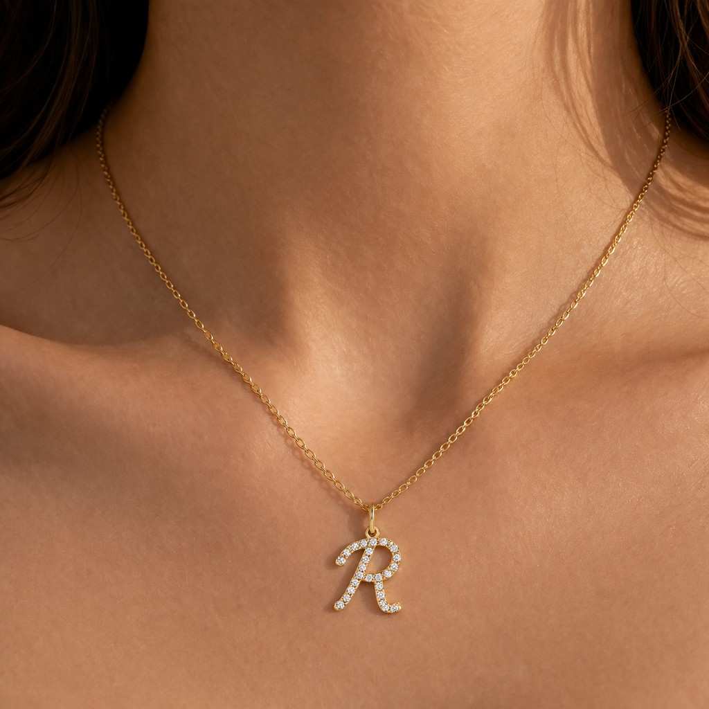 lab grown diamond necklace lab diamond pendant lab diamond jewelry diamond initial necklace