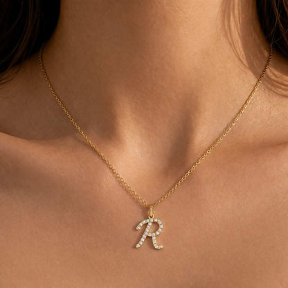 lab grown diamond necklace lab diamond pendant lab diamond jewelry diamond initial necklace